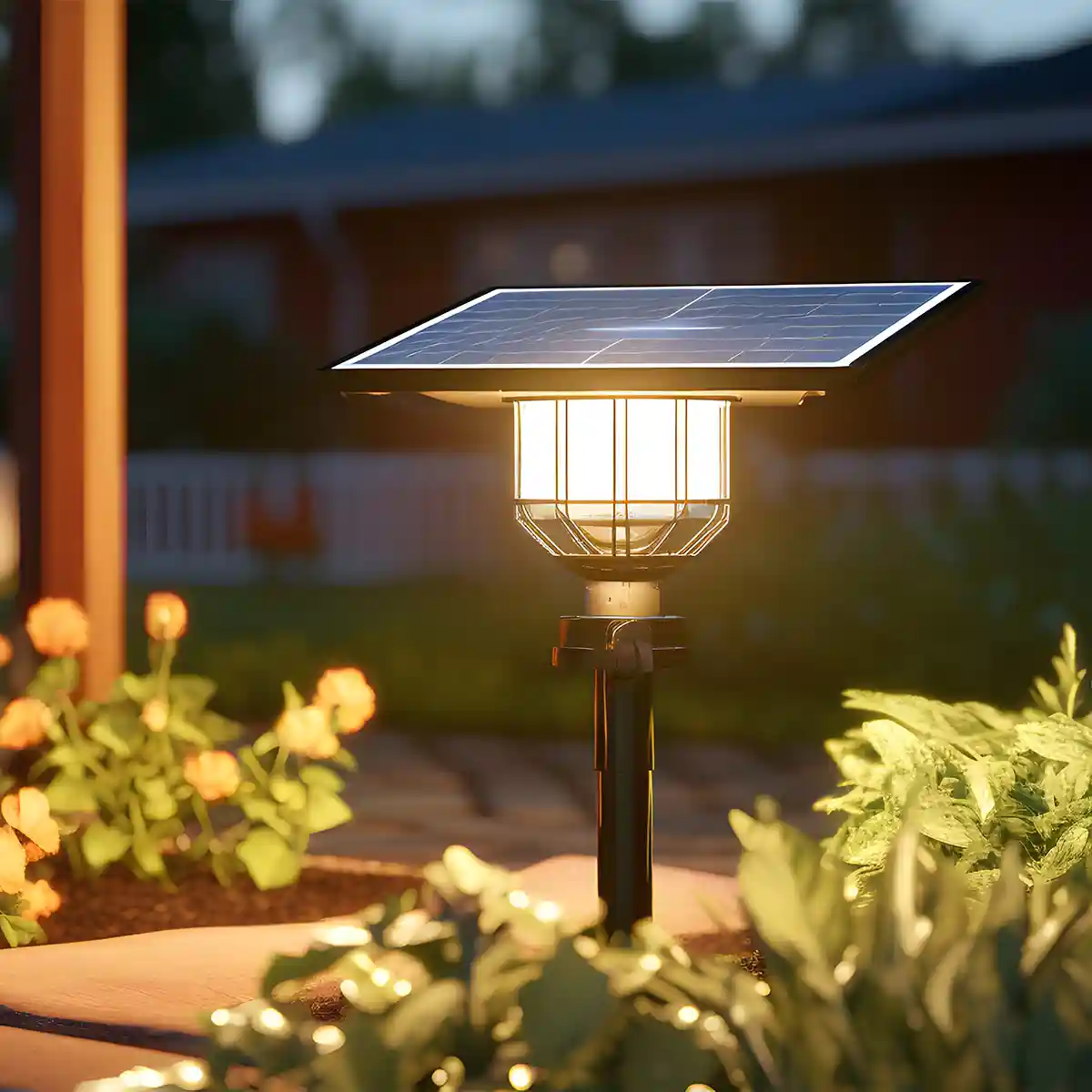 Eclairages écoénergétique LED dans un camping, équipements éco-conçus pour l'Hôtellerie de Plein Air