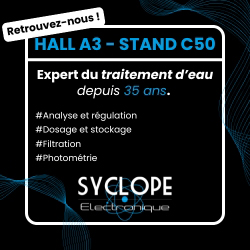 Syclope : expert de l'analyse et de la régulation du traitement d'eau depuis 35 ans